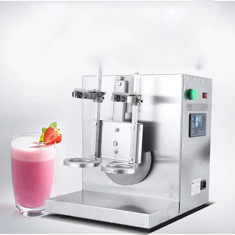 Commercial Double Head Bubble Boba Tea Beverage Milk Shaking Machine Shaker 220V 400r/min Food Processors LJY120-2