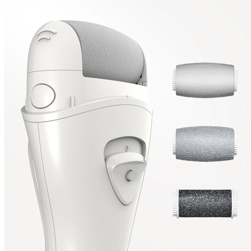 Portable ABS Electric Foot File Rechargeable Pedicure Tools Kit for Dead Skin Removal
