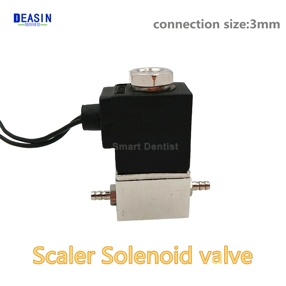 

Dental Valve Ultrasonic Scaler Solenoid Valve DC24V / 30V For Dental Ultrasonic Scaler Woodpecker Dentistry Equipments