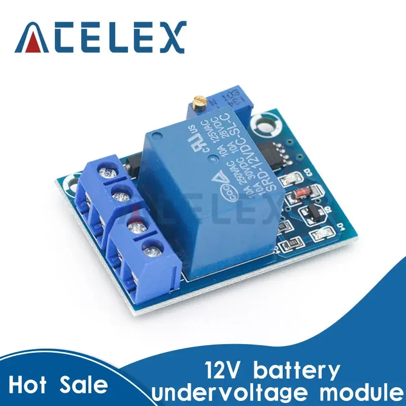 DC 12V Battery Undervoltage Low Voltage Cut off Automatic Switch Recovery Protection Module Charging Controller Protection Board