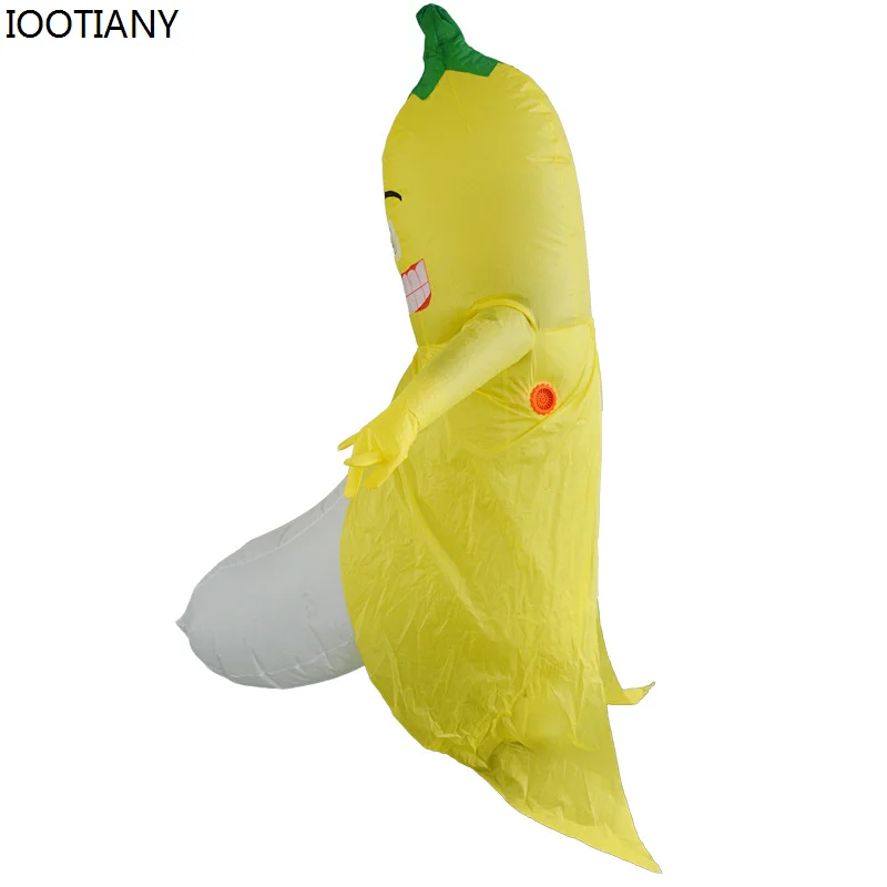 Evil Banana Cosplay Inflatable Suit Funny Bar Amusement Park Costume Holiday Party Fruit Adult Roleplay Costumes Halloween Set