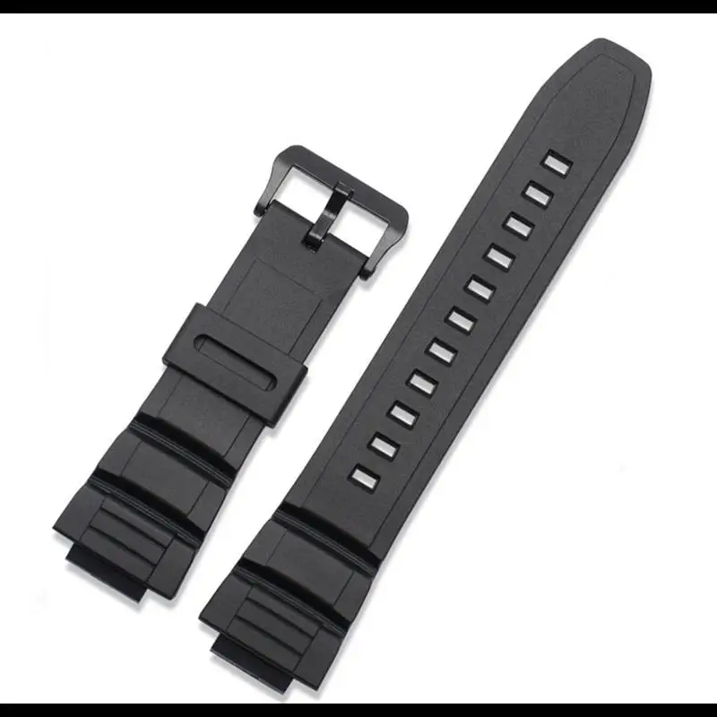 

PCAVO For MCW-100H/110H/W-S220/HDD-S100 WV-200/AE-2000/2100 5434 Resin Strap 16mm Wristwatch Accessories Man Silicone WatchBand