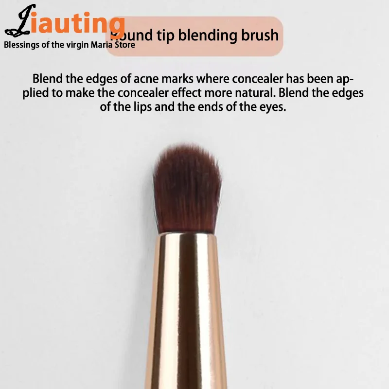 Double-Headed Lip Brush For Lipstick Metal Rod Lip Brush Makeup Brush For Lipstick Lip Gloss Include Lid For Beginner