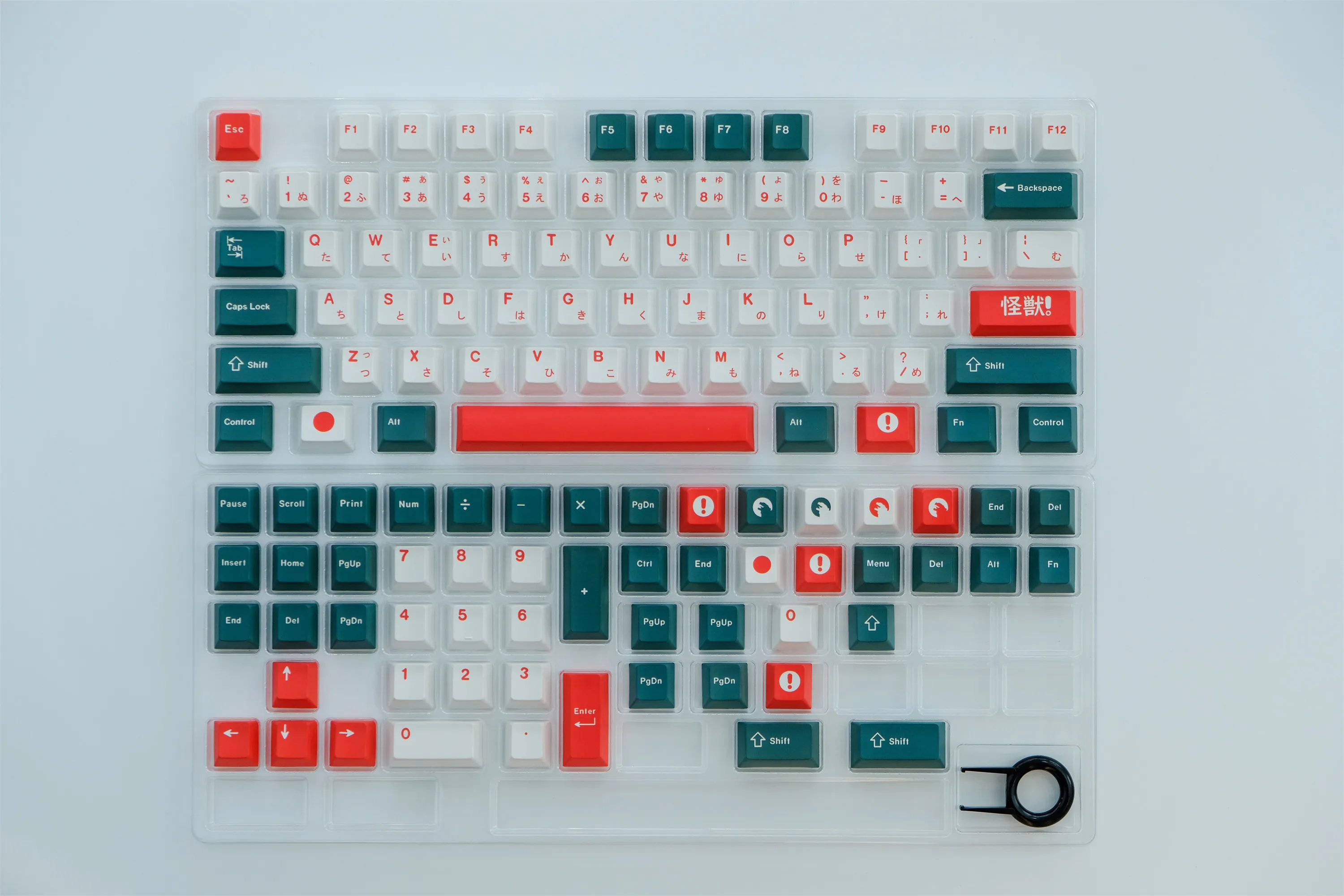 GMK Monster-teclas personalizadas para teclado mecánico, 129 teclas, perfil de cereza, DYE-SUB