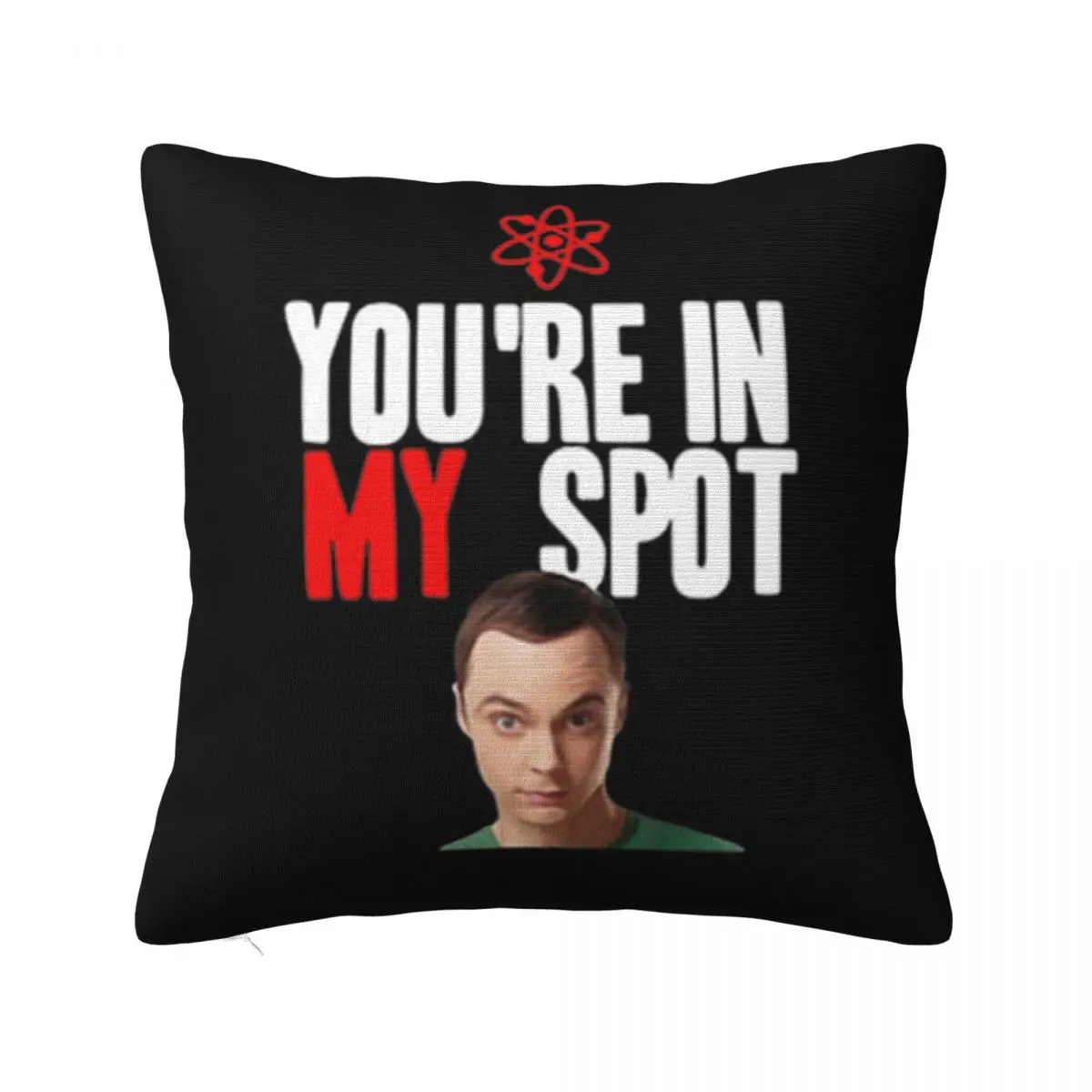 

Sheldon Cooper You'Re In My Spot Hip-Hop Customized Retro Discount Winter Beautiful Cute Customiz Aesthetic Pillow Case