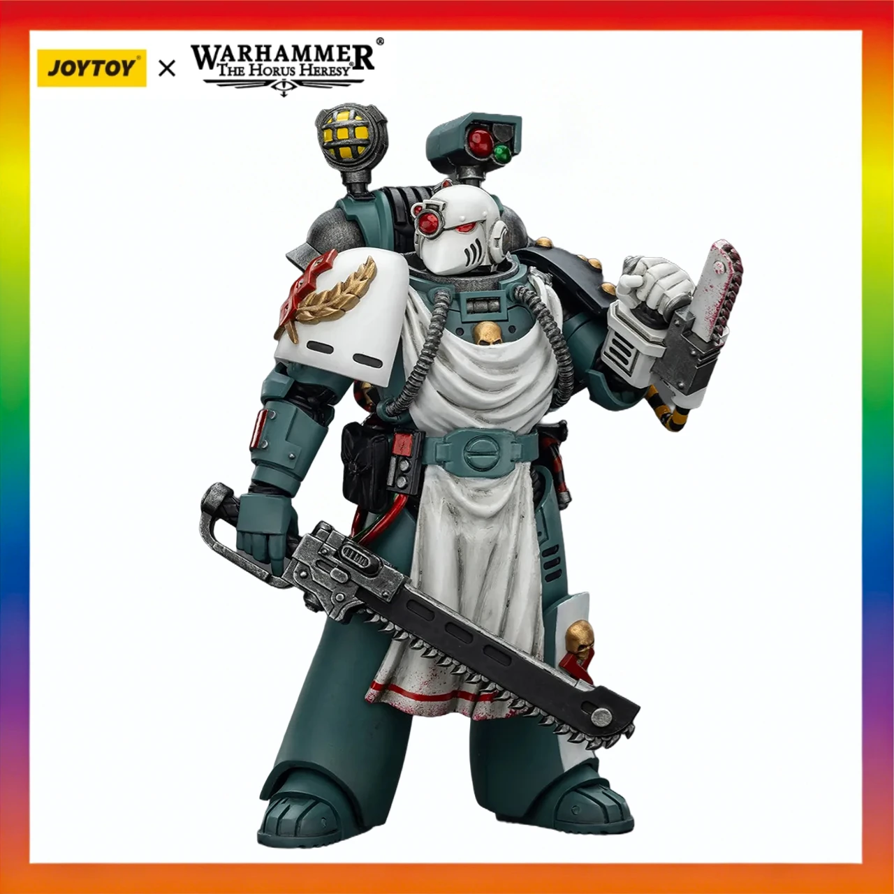 

Original JOYTOY Warhammer 40K Sons of HorusLegion Apothecary Scale1/18 Anime Figure Model Toy Gift Collection