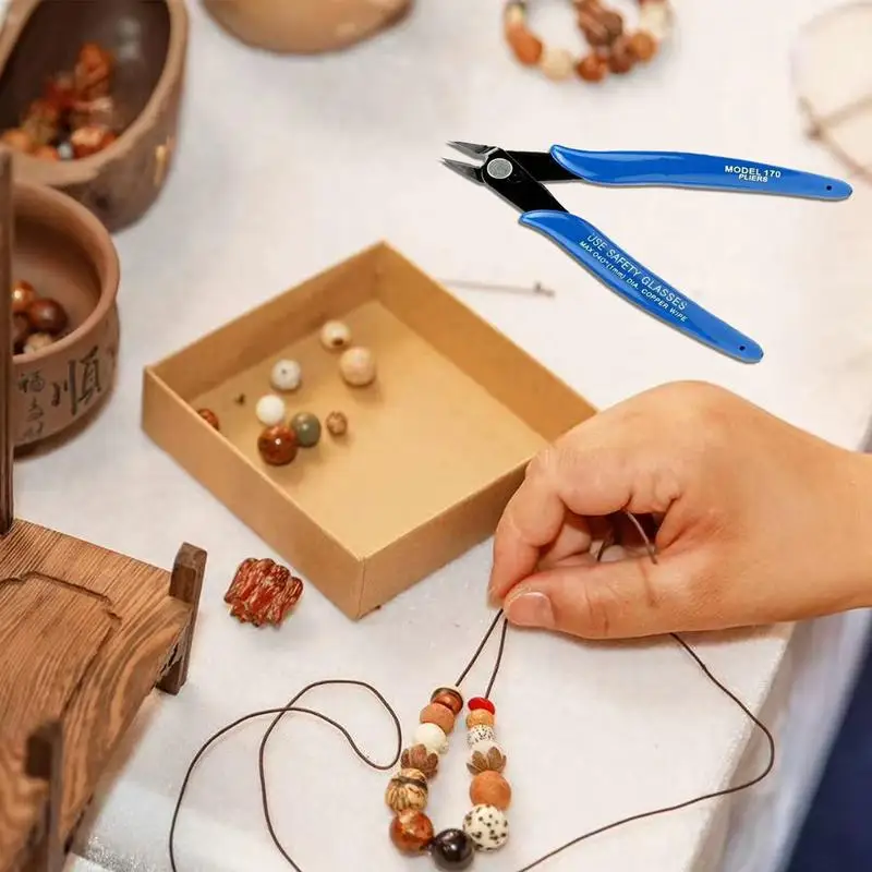 

Боковые кусачки 5-дюймовые сверхмощные кусачки для резки проволоки, машинка для стрижки с угловой головкой, сверхмощная конструкция с высокими рычагами и короткими губками