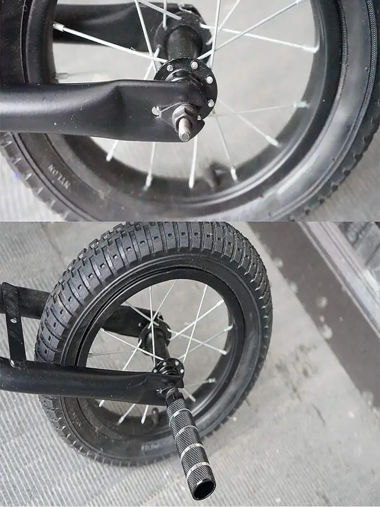 AliExpress DOMEN Bike Pegs Aluminum Alloy BMX Bike Anti Skid Lead Foot Fit 3/8'' Axle Footrest-Lever Cycling Stunt Pegs Bicycle Accessories