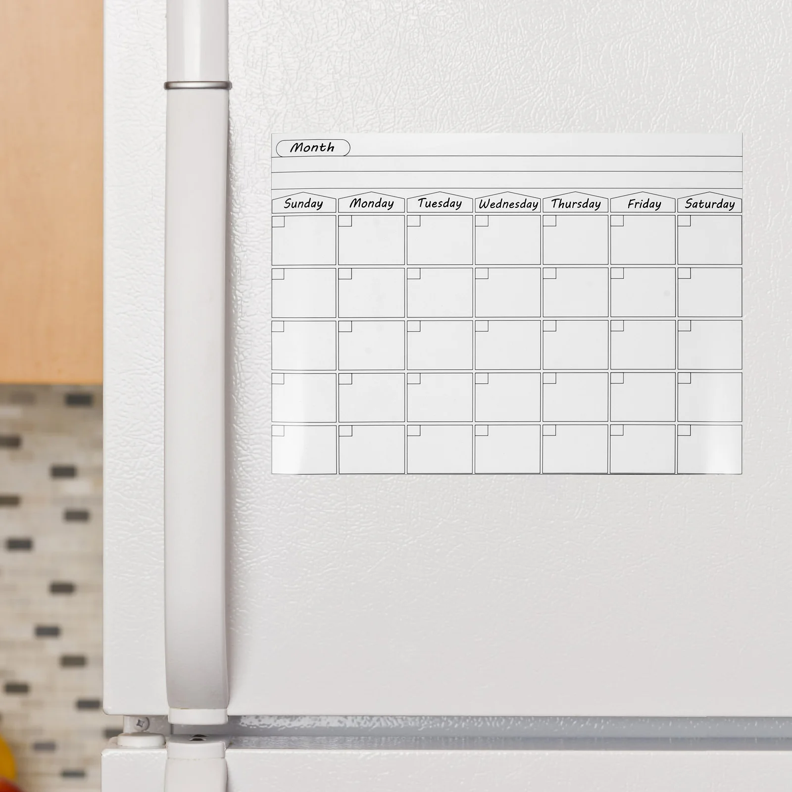 1 قطعة لوحة رسائل مغناطيسية قابلة للمسح ملصق للثلاجة لوحة ملاحظات للثلاجة خطة لا تُنسى سبورة بيضاء مغناطيسية لكتابة القوائم #4