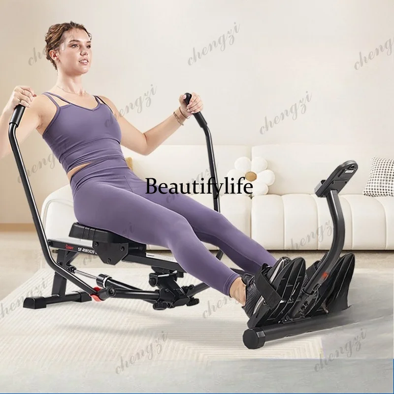 Hydraulic paddle rowing machine Sports fitness equipment Household super fat burning