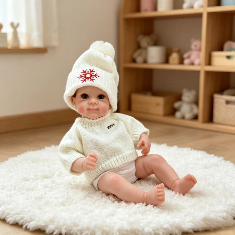 

12inch 30cm Bettie Mini Handy Baby with Solid Silicone Body Soft Touch Decompress Toy