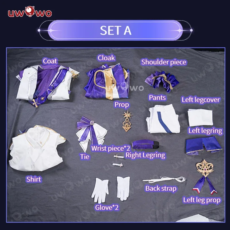 ما قبل البيع UWOWO Robin Cosplay Game Honkai Star Rail Fanart Robin Knight أزياء تنكرية للهالوين