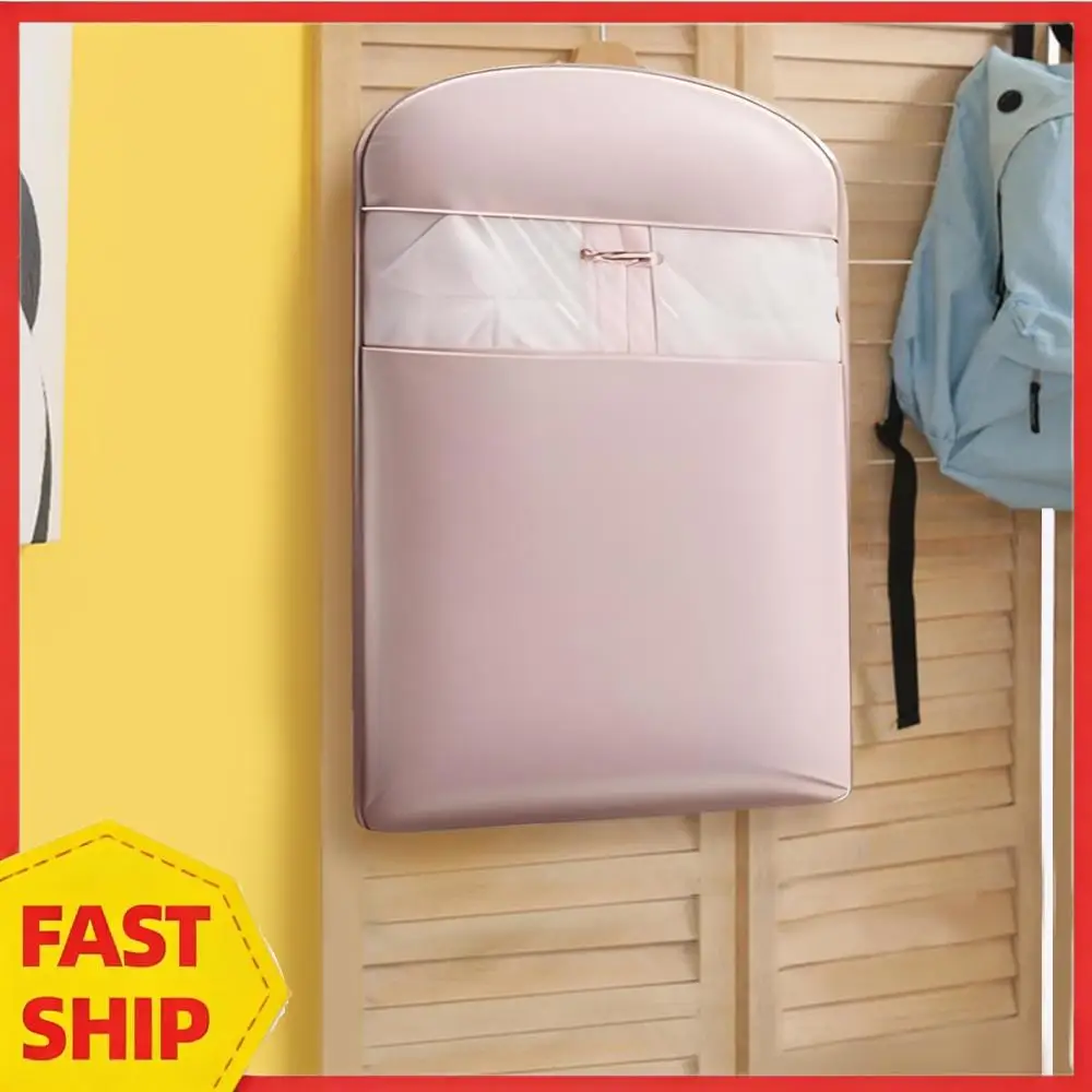 

Компактный подвесной чехол для одежды с самозатягивающейся молнией и защитой от пыли, чехол для хранения одежды на вешалке