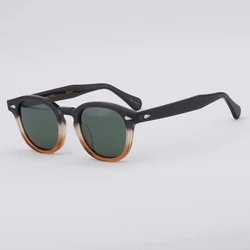49 Size Lemtosh Sunglasses Quality Acetate For Men Women Designer Brand Tortoise Black Frame Vintage Sun Glasses Gradient lense