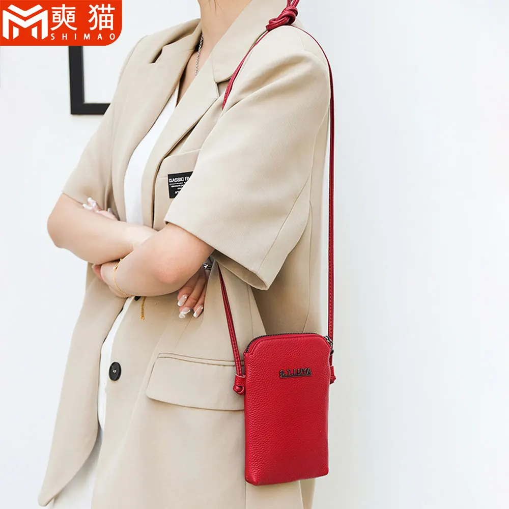 

Fashion Small Crossbody Bags For Women Genuine Leather Handbag Ladies Shoulder Messenger Bag Women's Girls Phone Purse Key Bag