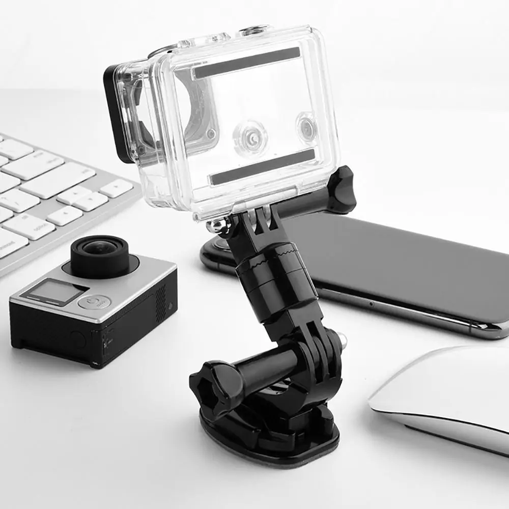 Durable 360 Degree Tripod Fixed Mount Selfie Stick Rotatable Camera Ball Head Bracket Camera Mount for GoPro