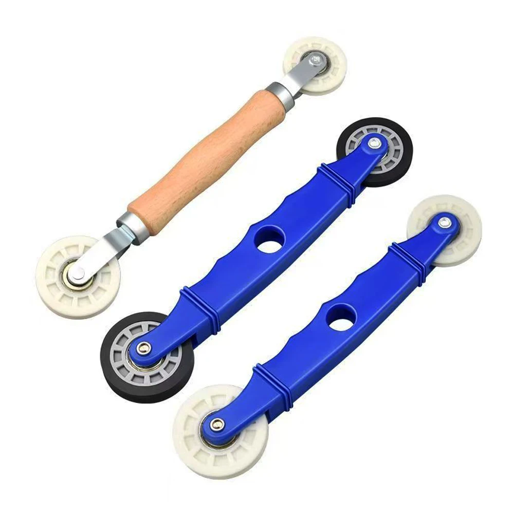 LED Strip Light Install Tool Rubber Wheel Wooden Handle Roller for Fixing WS2811 WS2812 SMD COB Strip Mounting & Pasting‌