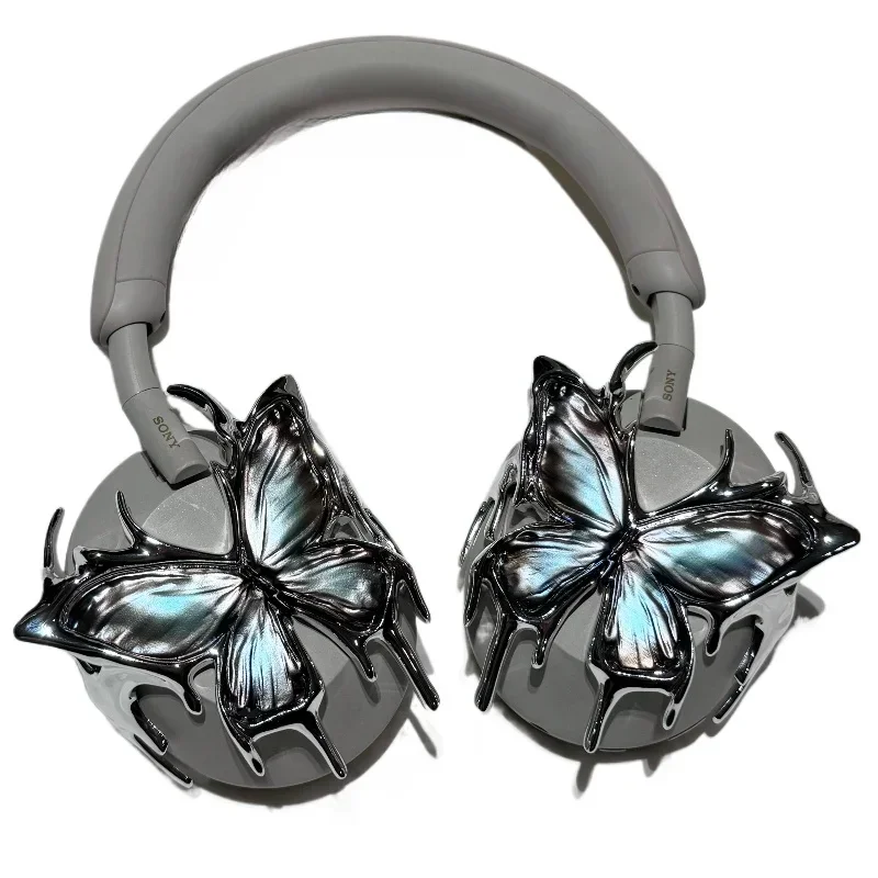 

Butterfly Y2K Sony WH-1000XM5 Headphone Cover DIY Customized Hand Protective Case Decorative 3D Resin Headphone Accessories Gift