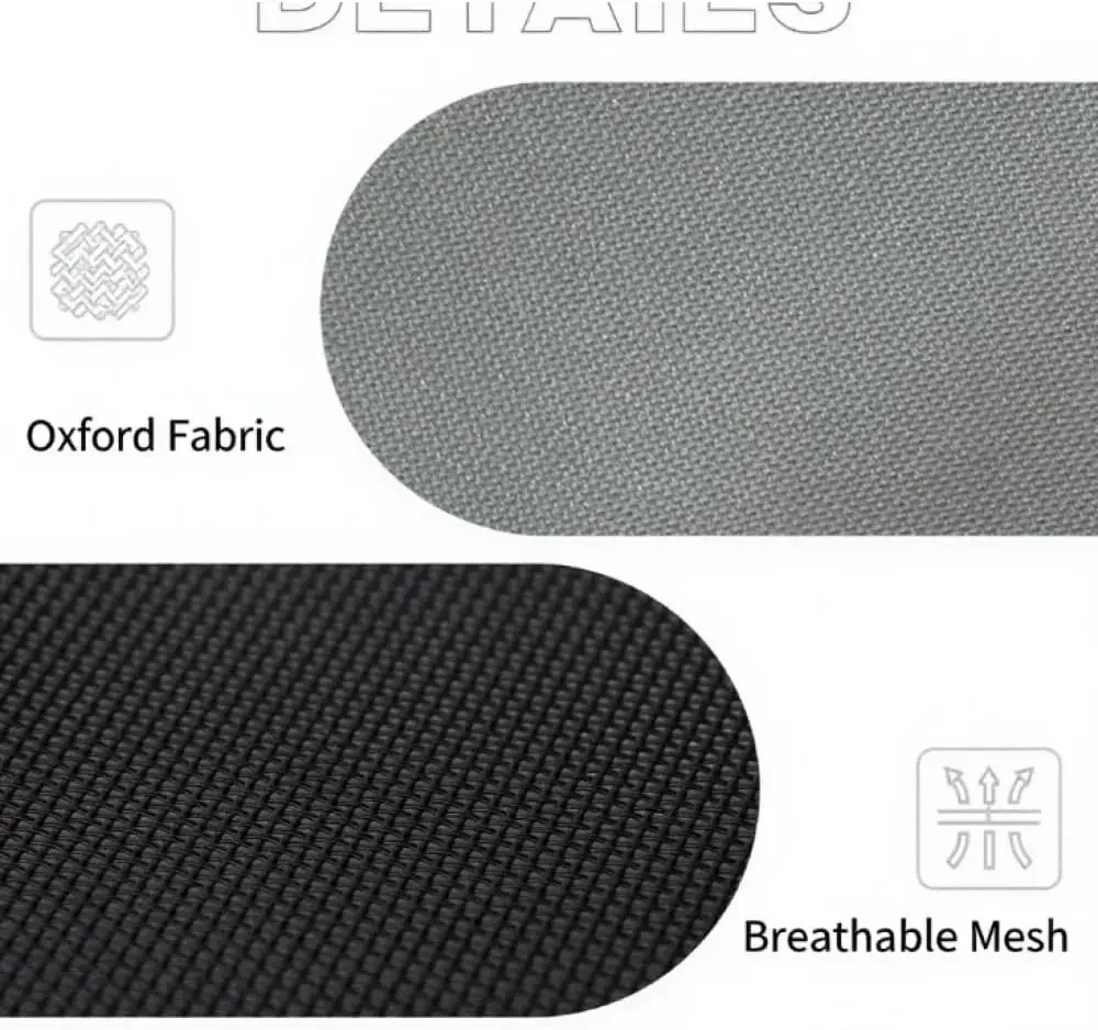 Elevated Dog Bed with Canopy Outdoor Pet Cot for Small Dogs Breathable Mesh Cooling Bed with Shade Top