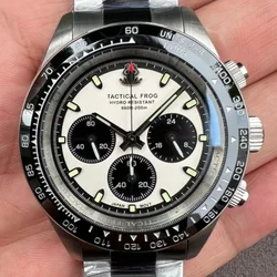 7750 Multi-function Chronograph Watch with VS75A Light Kinetic Energy Movement 200M Waterproof C3 Luminous Men's Quartz Watch