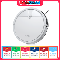 ﻿ ILIFE V2 Robot Vacuum Cleaner, 120 Min Runtime, Self-Charging Robotic Vacuum, Slim, Quiet, Ideal for Pet Hair and Hard Floors