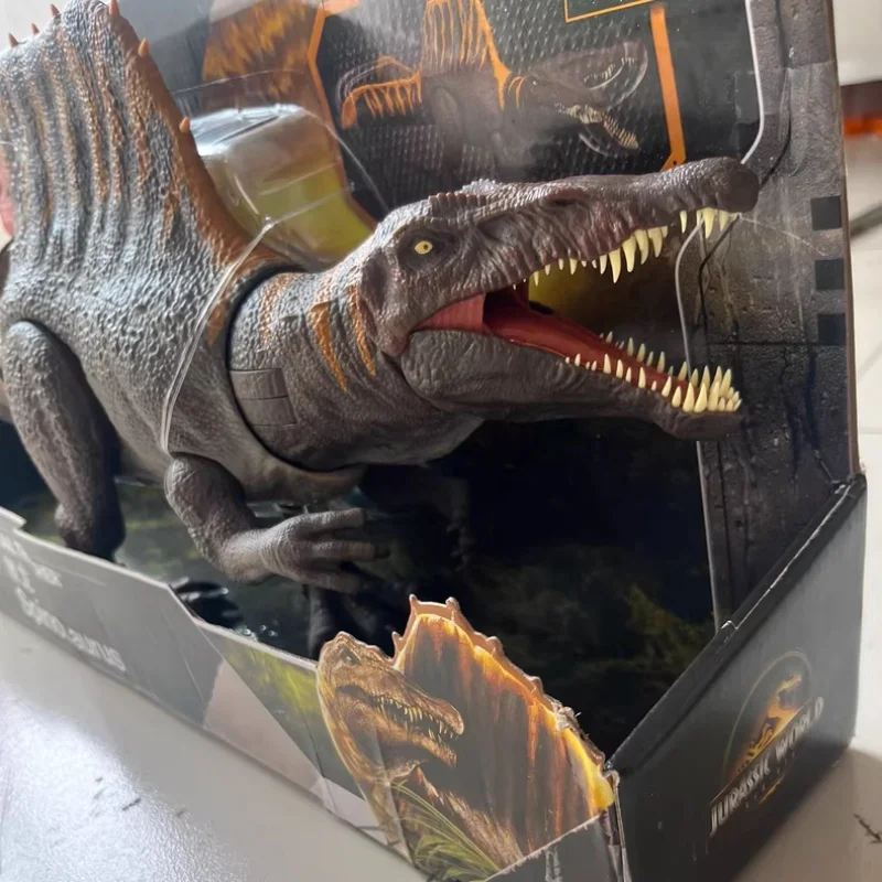 Jurassic World dinosaurios juguetes Spinosaurus dinosaurio modelo película figuras de animales niños juguetes coleccionables regalo de cumpleaños