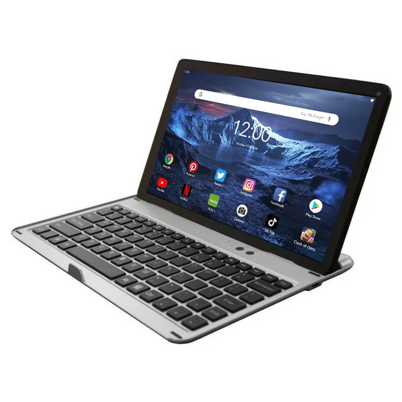 كمبيوتر لوحي 10.1 بوصة 1 جيجا بايت رام 16 جيجا بايت أندرويد 8.0 MW1528 مع معالج لوحة المفاتيح CPU A35 64 بت رباعي النواة 1.3 جيجا هرتز واي فاي رباعي النواة