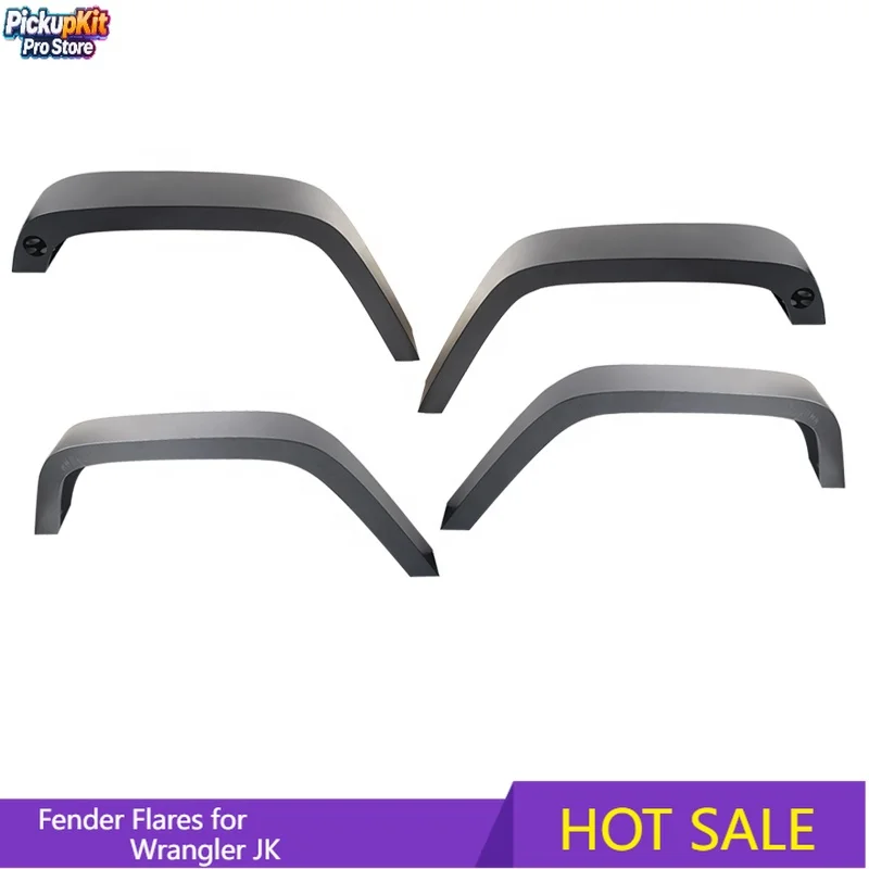 

Premium Heavy-Duty Aluminum Fender Flare Original Style 4x4 Offroad Accessory for Wrangler JK