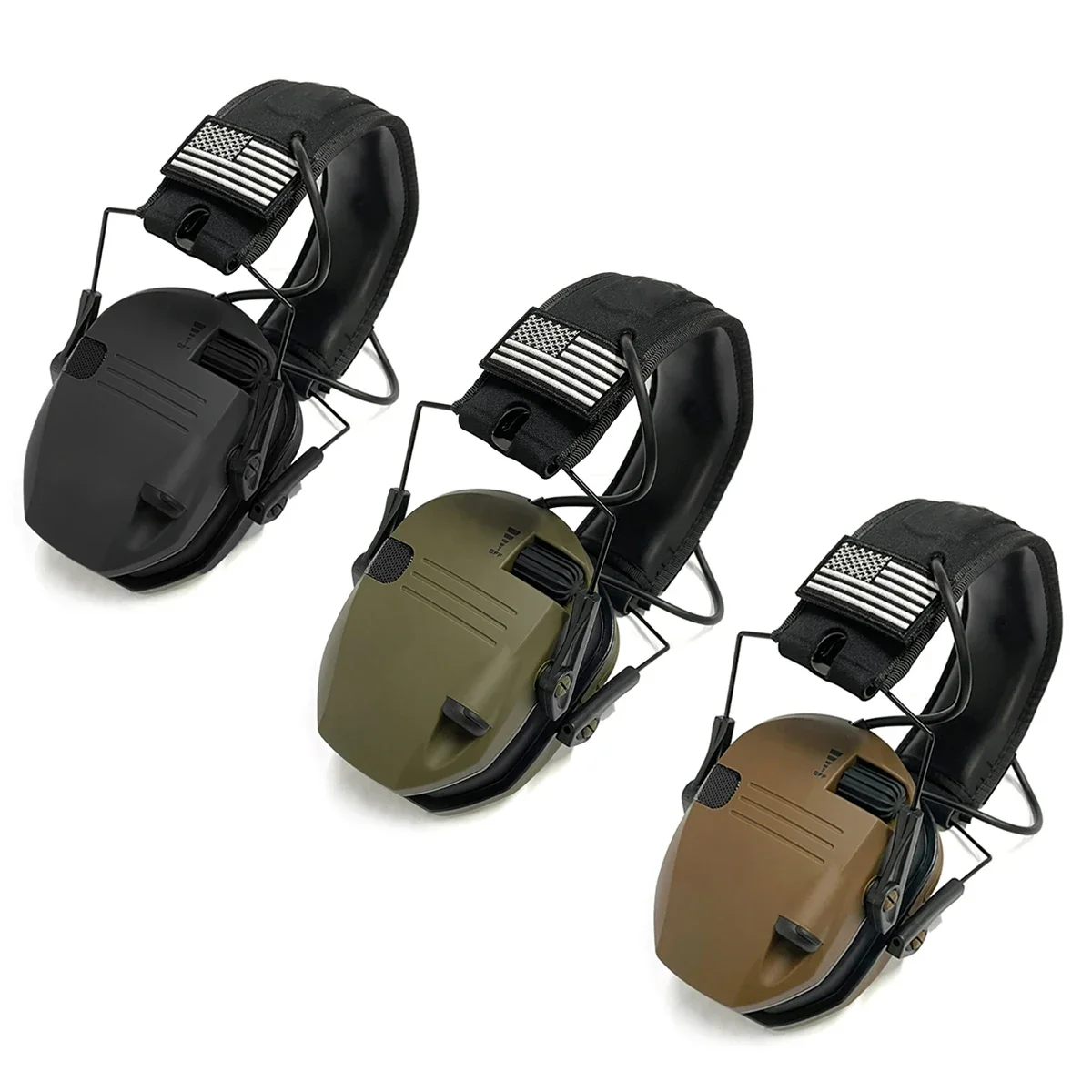 New Electronic Shooting Headset Headphones for Hearing Protection Ear Protect Noise Reduction Active Hunting Tactical Earmuff