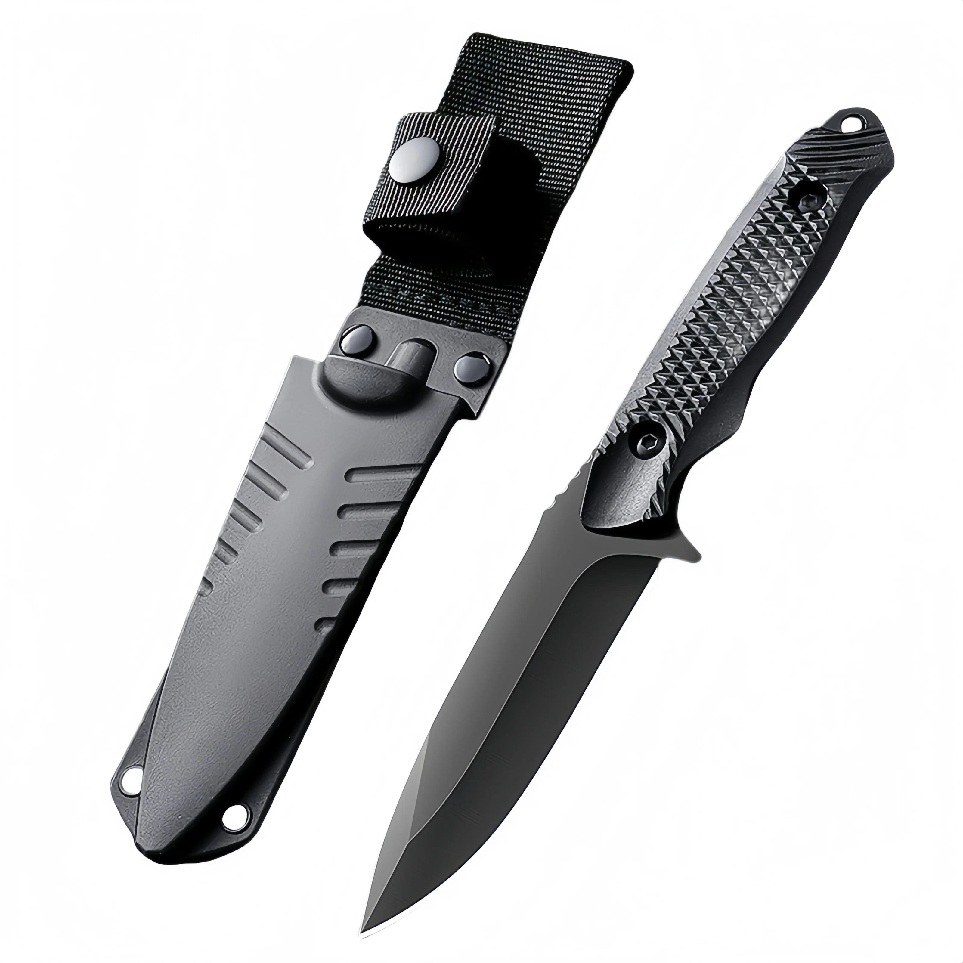 Outdoor Multipurpose Knife Personal Utility Knife High Hardness Integrated Dragon Bone Design Portable Survival Tool Men's gifts image 5