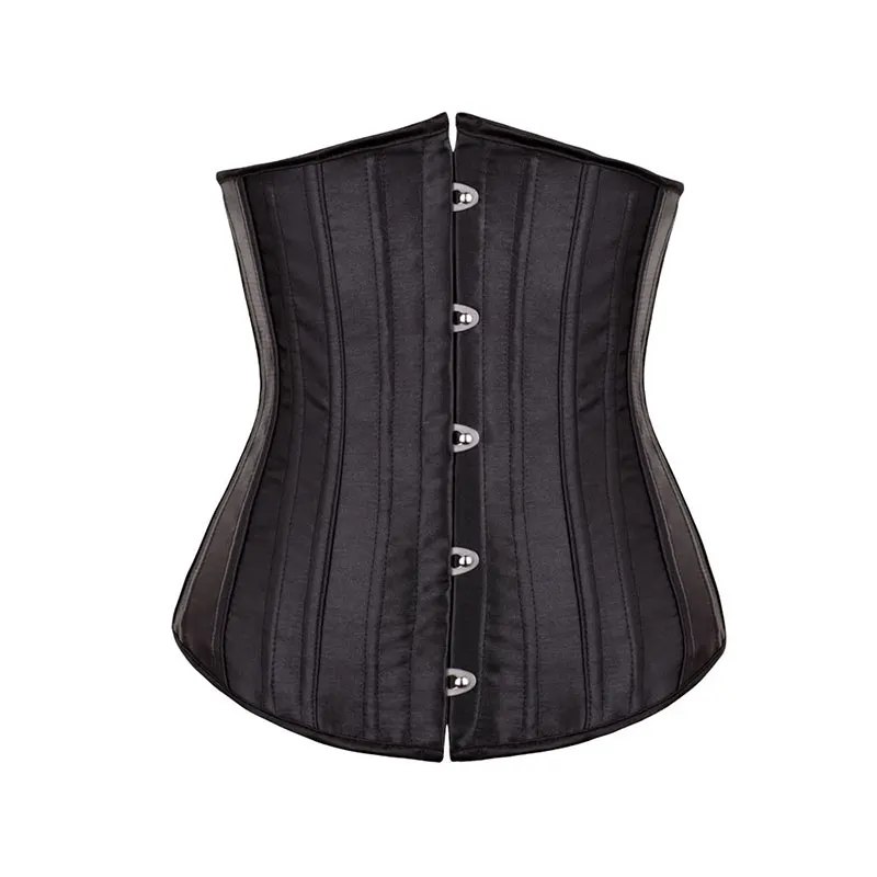 

26 Pcs Steel Bone Satin Corset Women's Waist Trainer Black/Beige Tummy Control Body Shaper for Slimming Support