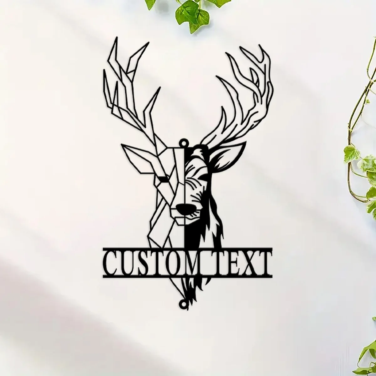 

Personalized Metal Deer Head Sign, Custom Deer Antler Decor, Farmhouse Decor, Outdoor Large Sign, Deer Name Sign, Hunter Gift