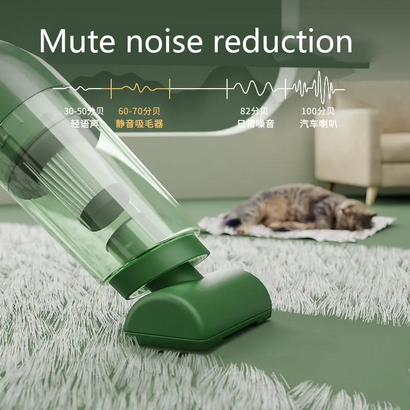 Cat Hair Cleaner Suction 400000R Wireless Charge Dog Pet Hair Cleaning Remover Portable Wireless