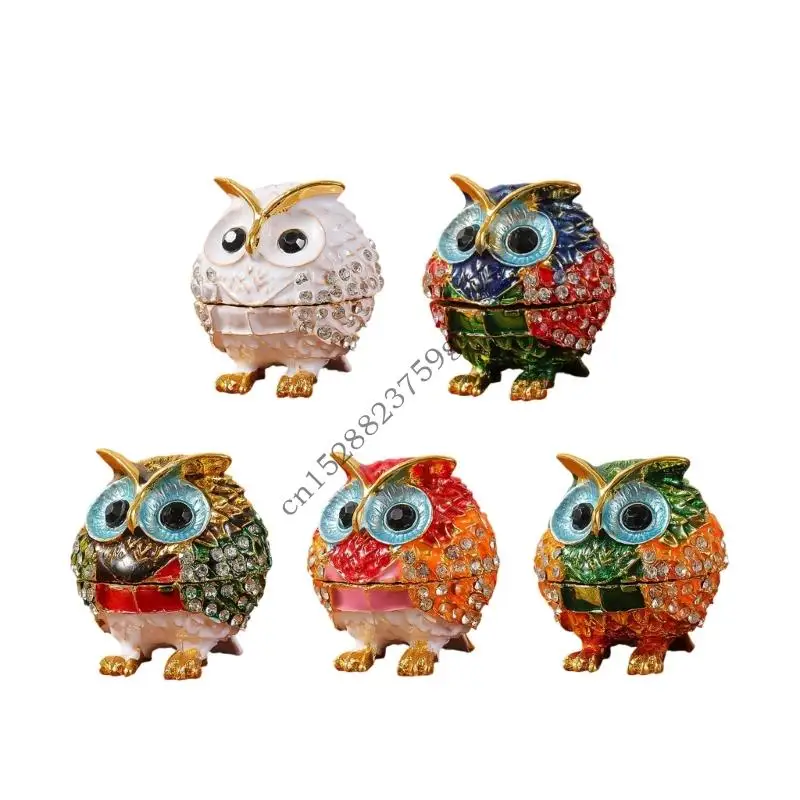 

D0UF Owl Inspire Ювелирный футляр из сплава для хранения серег и браслетов