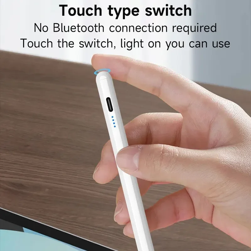 Stylus Pen for IPad 11th Gen A16 2025 Pro 13 M4 12.9 Air 11 M2 10.9 Mini 7 6 10th 9th 8th Gen Touch Pen Touch Screen Pencil Acce