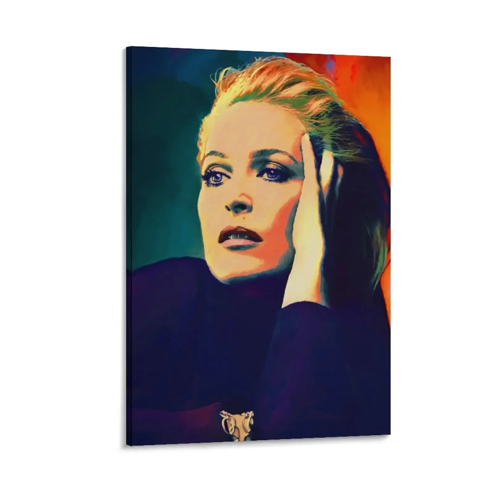 

Gillian Anderson Poster in oil colors Canvas Painting Picture on the wall poster Decorative picture