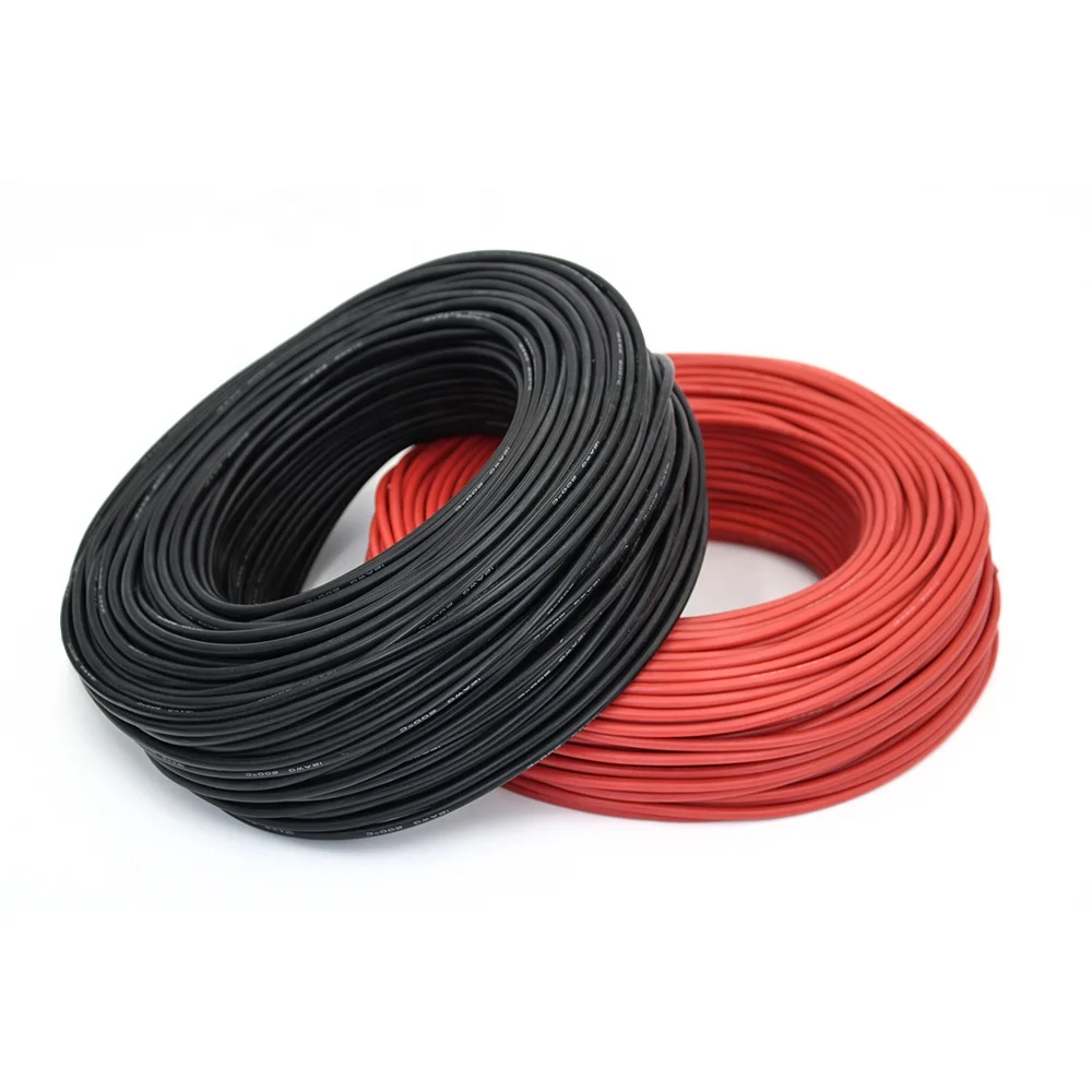 50PCS Super Soft 12AWG Flexible Tinned Copper Wire 12V Solid Conductive LED Lighting Wires For RC Car DIY Heating Lipo Battery M