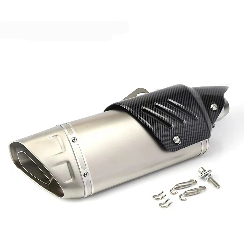 Rafesno The 51mm motorcycle exhaust pipe is used in the ninja250 400 Z900RC R6 K10 Scorpion diagonal quadrangle exhaust pipe