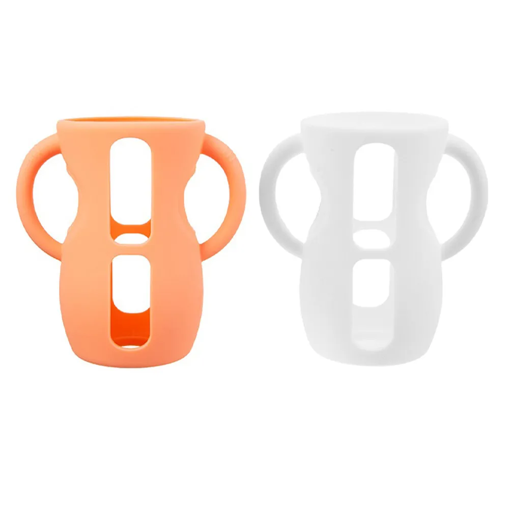 

2pcs Silicone Baby Bottle Sleeves Compatible With Philips Anti-Leak Protection For Milk Powder Insulation Universal