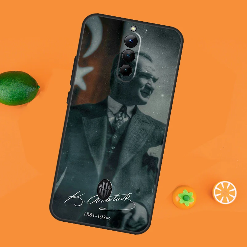 حافظة تركية مصطفى كمال أتاتورك لهاتف ZTE Nubia Red Magic 8S 9S 10S 8 9 10 Pro Plus 6 7 6S 7S Pro RedMagic 10 غطاء هوائي