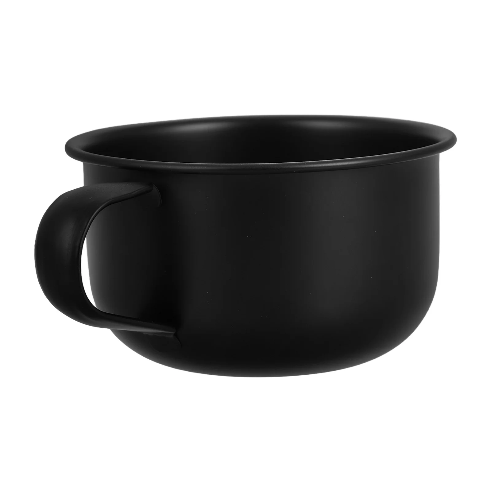 

Men Shaving Soap Bowl Alloy Handle Design Lightweight Durable Shaving Cream Bowl for Home Barber Shop Barber Cup