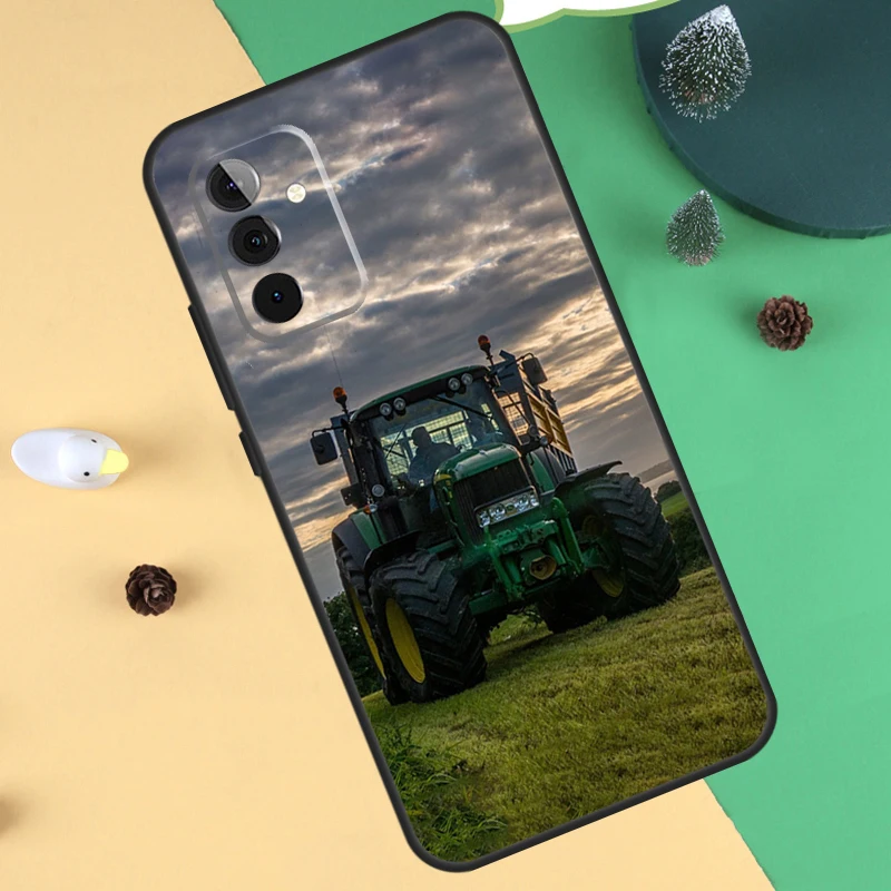 Farm Vehicle Tractor Case For Samsung Galaxy A55 A35 A25 A15 A51 A71 A12 A32 A52 A13 A33 A53 A54 A34 A14 Cover