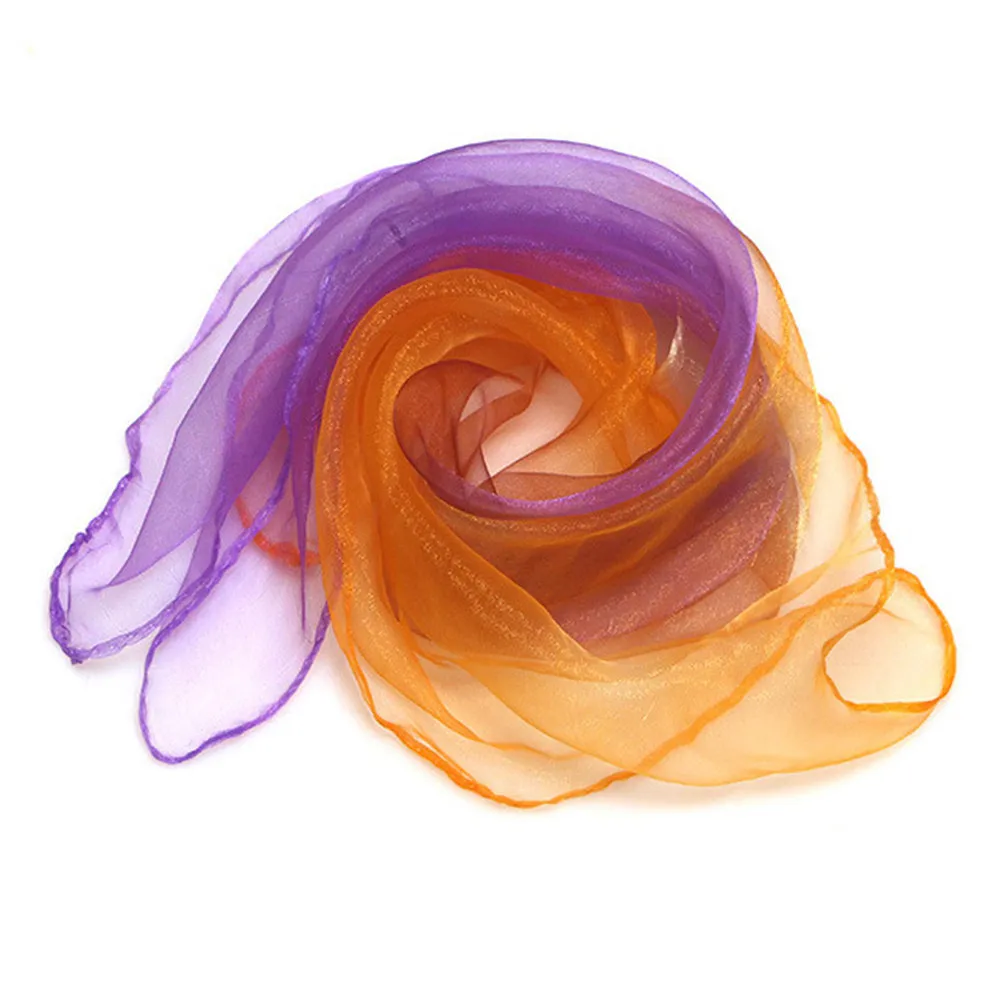 24pcs-fashion-dance-scarves-gradient-color-soft-comfortable-juggling-scarves-for-kids-performance-kindergarten
