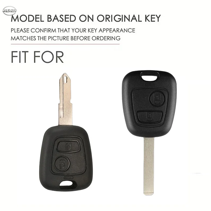 Silicone Car 2 Button Key Cover Case for Peugeot 106 107 206 207 307 Citroen C1 C2 C3 C4 XSARA PICASSO for Toyota AYGO Protector