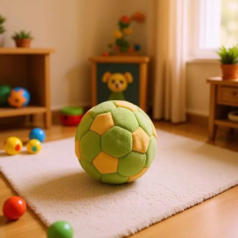 

Creative 3D Football Plush Figure Soft Stuffed Soccer Doll Multi-use Sports Sand Bag Cute Toy for Football Match Decoration Gift