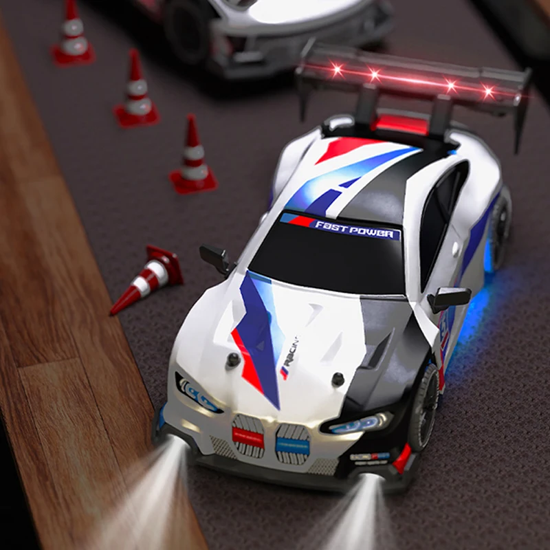 2.4g de alta velocidade deriva rc carro 1/24 4wd carro controle remoto quatro rodas tração rádio controlado mini gtr modelo corrida menino brinquedo presente