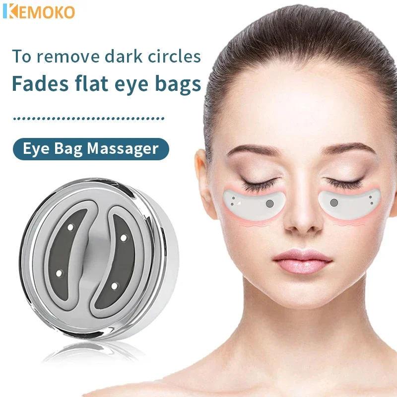 

EMS Eye Relax Massager Electric Eyes Pads MicroCurrent Heating Therapy Acupressure Fatigue Relief Anti-Wrinkle Blood Circulation