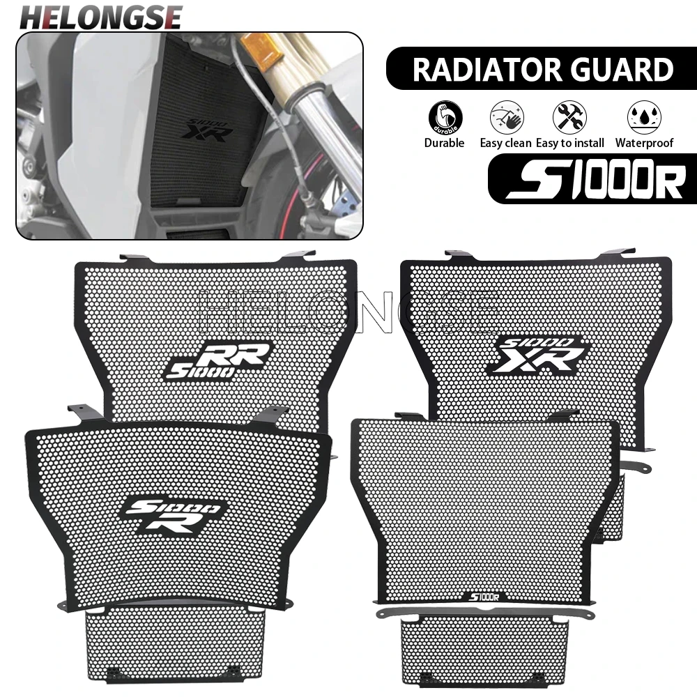 

New Motorcycle Radiator Guard Grille Cover Oil Cooler Guard Set For BMW S1000R S1000XR S 1000XR S 1000 RR S1000 R/XR/RR S1000RR