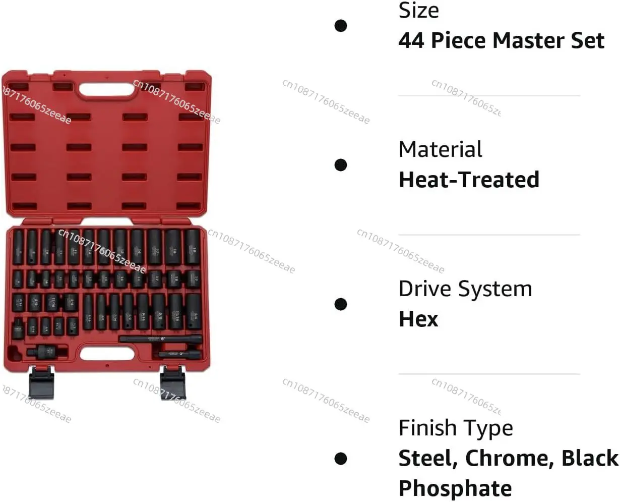 02471A Impact Socket Set, 3/8\