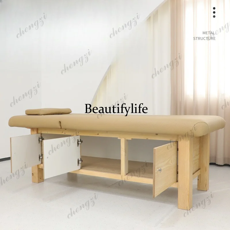 

TTT Tattoo Placement Massage Beds Adjust Nail Face Ear Cleaning Massage Beds Lash Wood Furniture Mesa De Massagem